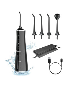 Irrigador Dental BosiBozi Recargable 300ML IPX7 4 Modos