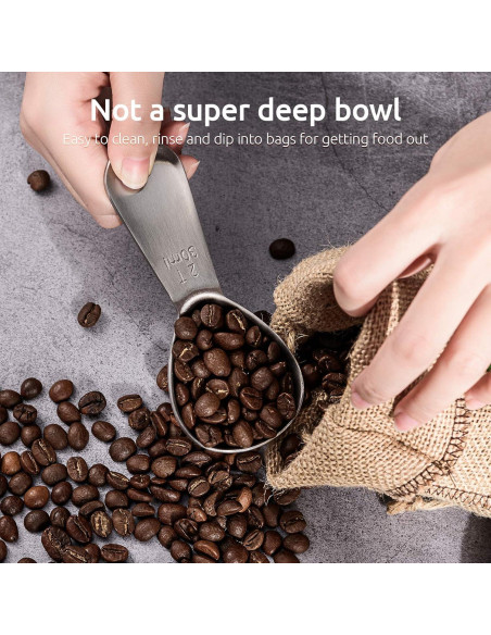 Cucharón Medidor de Café U-Taste Acero Inoxidable 30ml