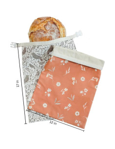 Bolsa de Pan de Cera de Abeja Reliable Rhodes 30x43 cm 2 Pack 2