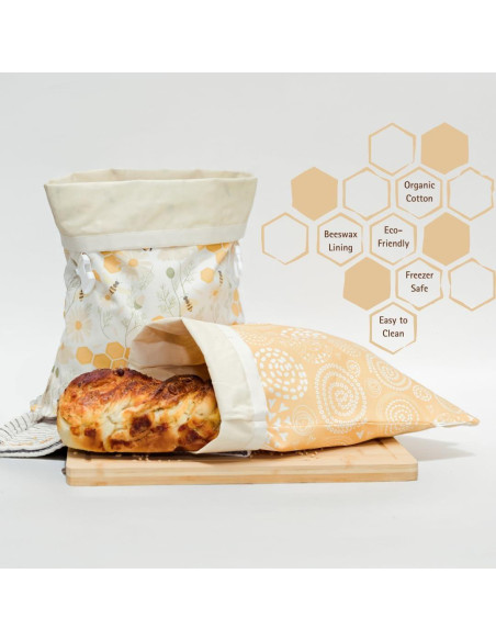 Bolsa de Pan de Cera de Abeja Reliable Rhodes 30x43 cm 2 Pack