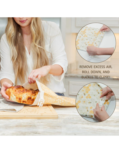 Bolsa de Pan de Cera de Abeja Reliable Rhodes 30x43 cm 2 Pack