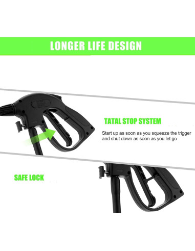 Limpiador a Presión Imdot 2025 5000 PSI 10.6 L/min Verde Claro