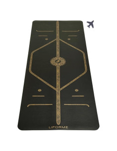 Esterilla de Yoga Liforme Travel - Antideslizante, Ecológica, 182.88x66.04cm