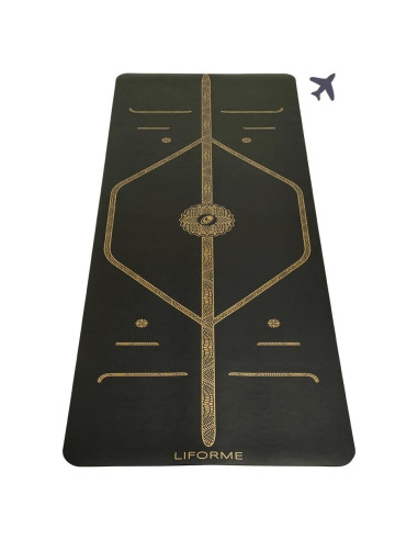 Esterilla de Yoga Liforme Travel - Antideslizante, Ecológica, 182.88x66.04cm