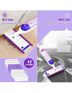 20 Recambios Almohadillas Mopa Power Swiffer 12 Capas 2
