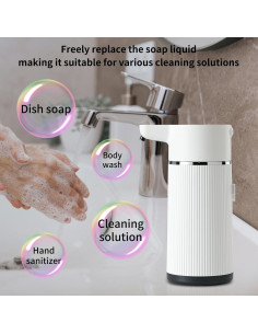 Dispensador de Jabón Automático XIANGPAO Recargable 371g 2