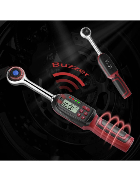 Llave de Torque Digital VANPO 3/8 Pulgadas 3-60Nm Precisión +/-2%