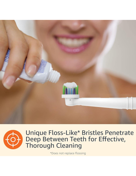 Cabezas de cepillo de repuesto Oral-B Amazon Basics, 3 unidades