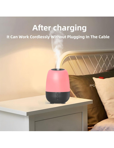 Difusor de Aceite Esencial SPLITSKY 150ML Recargable Negro