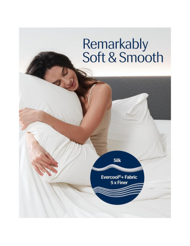 Conjunto de Sábanas REST Evercool Individual Blanco 3 Piezas