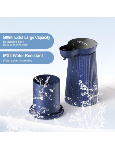 Dispensador Automático de Jabón Espumoso HYHome 500ml Azul