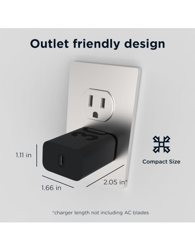 Cargador TurboPower 30W USB-C Motorola - Sin Cable - Compatible con Moto G