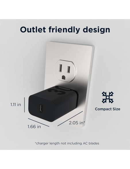 Cargador TurboPower 30W USB-C Motorola - Sin Cable - Compatible con Moto G