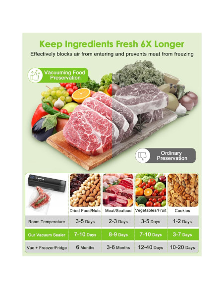 Sellador de Vacío Inalámbrico HUIJUTCHEN 3 en 1 Negro