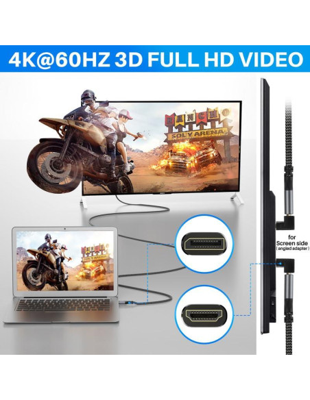 Cable DisplayPort a HDMI 4K Conable 1.22M Alta Velocidad