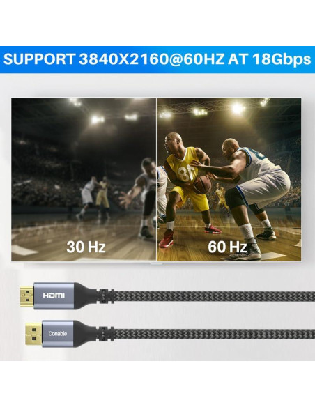 Cable DisplayPort a HDMI 4K Conable 1.22M Alta Velocidad