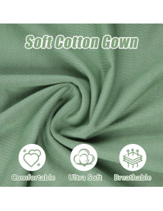 Vestido Anudado para Bebé Mikccer 0-6 Meses Beige Suave 2