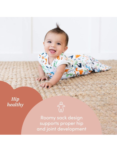 Manta Swaddle SleepingBaby Zippy Freedom Dino Pequeño 3-6 Meses