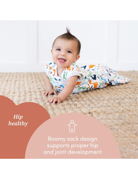 Manta Swaddle SleepingBaby Zippy Freedom Dino Pequeño 3-6 Meses