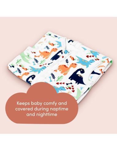 Manta Swaddle SleepingBaby Zippy Freedom Dino Pequeño 3-6 Meses