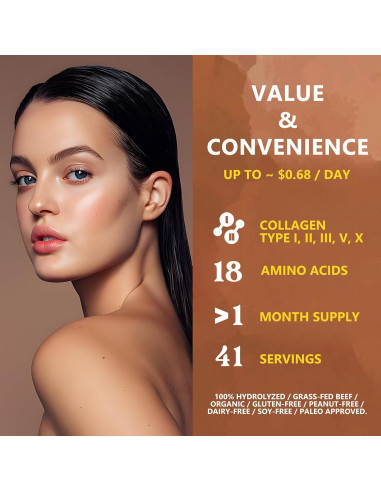 Zammex Polvo de Proteína de Colágeno Múltiple 41 Porciones Chocolate