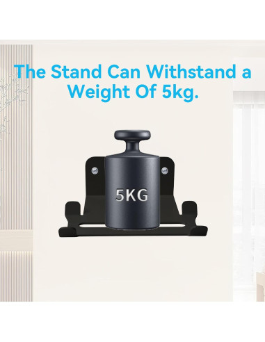 Soporte de pared de metal Shinar para Roam 1/2 Flip 6 - Negro