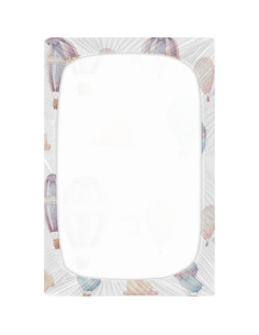 Sábana de Cuna WELLDAY Estándar 132x71 cm Suave y Transpirable 2