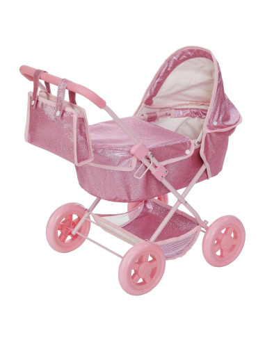 Cuna de Muñeca 2 en 1 Olivia's Little World Rosa Fucsia