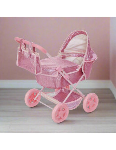 Cuna de Muñeca 2 en 1 Olivia's Little World Rosa Fucsia 2