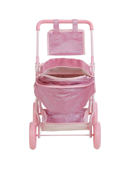 Cuna de Muñeca 2 en 1 Olivia's Little World Rosa Fucsia