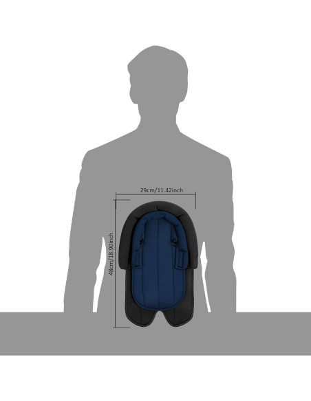 Cojín Soporte Cabeza y Cuerpo Ihaapsi Azul 1 Unidad
