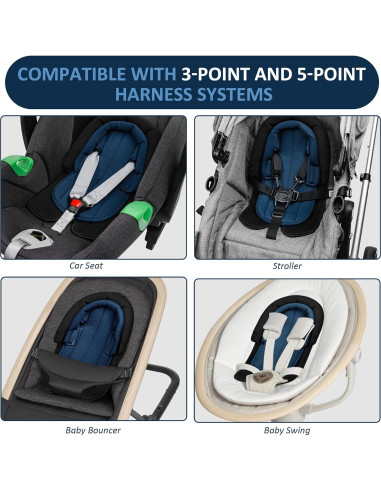 Cojín Soporte Cabeza y Cuerpo Ihaapsi Azul 1 Unidad