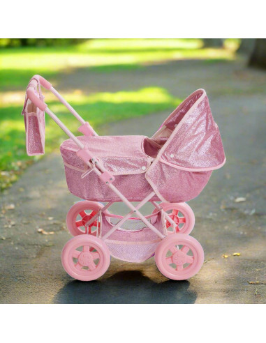 Cuna de Muñeca 2 en 1 Olivia's Little World Rosa Fucsia