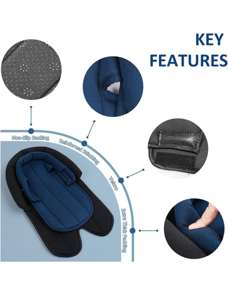 Cojín Soporte Cabeza y Cuerpo Ihaapsi Azul 1 Unidad