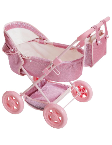 Cuna de Muñeca 2 en 1 Olivia's Little World Rosa Fucsia
