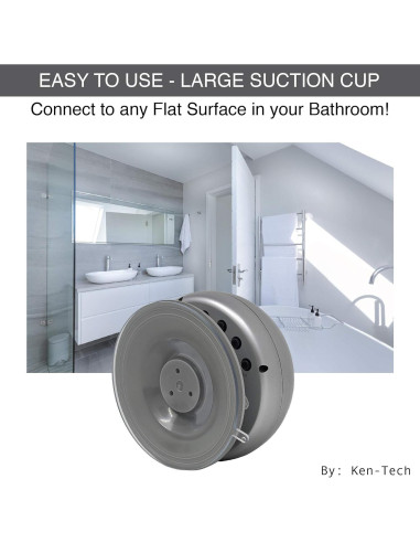 Reloj Atómico Digital Ken-Tech T-4660 Plata Resistente Agua