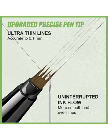 Lápiz de Cejas Microblading Shantou Castaño Medio 4 Puntas