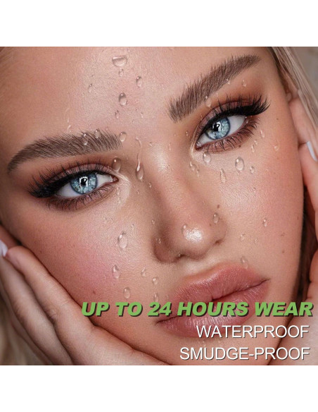 Lápiz de Cejas Microblading Shantou Castaño Medio 4 Puntas