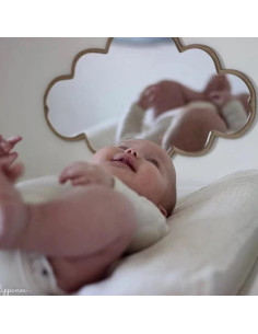 Espejo Nube de Madera FOMIYES 38.1x24.9 cm Antideslizante 2