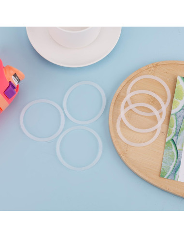 Juntas de Reemplazo Owala FreeSip 6 Piezas Silicona Transparente