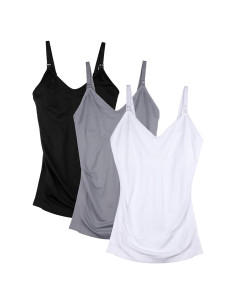 Camiseta de Lactancia Daisity para Mujeres - Tirantes Ajustables