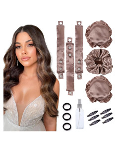 Set de 3 Rulos de Satén Sin Calor CLIONE para Dormir