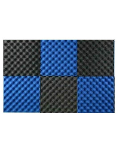 Paneles de Espuma Acústica BookishBunny 6 Piezas 30.48cm