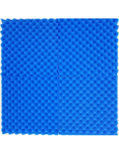 Paneles de Espuma Acústica BookishBunny 6 Piezas 30.48cm