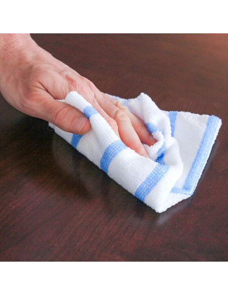 Paños de Microfibra VIKING 50 Unidades 30.48x30.48 cm Rayas