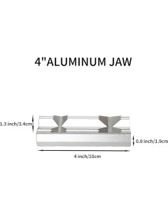 2 Pares Mandíbulas Sargento Aluminio LiTuiLi 10.16 cm Magnéticas 2