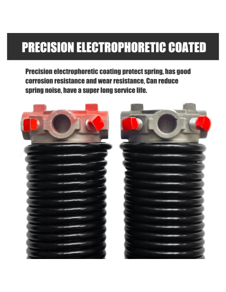 Juego de Resortes de Torsión para Puerta de Garaje YINKCO 50.8 cm