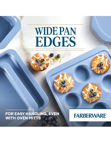 Bandeja para Galletas Farberware Easy Solutions 43x28 cm Azul