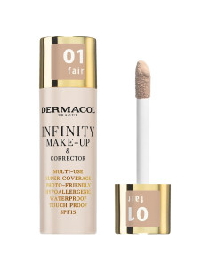 Maquillaje y Corrector Dermacol Infinity 20.1g Hipoalergénico