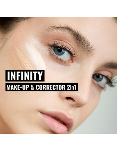 Maquillaje y Corrector Dermacol Infinity 20.1g Hipoalergénico